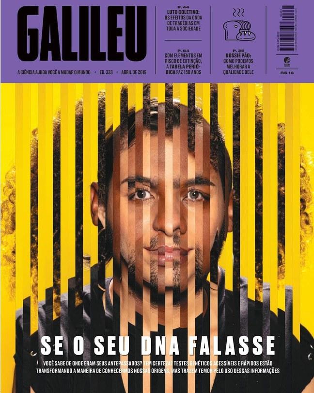 Capa da revista Galileu: Se o seu DNA falasse